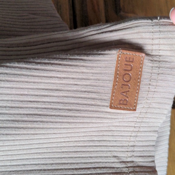 Grow-with-me turtleneck Bajoue ribbed long-sleeved top, stretchy, bamboo, winter - Picture 7 of 13